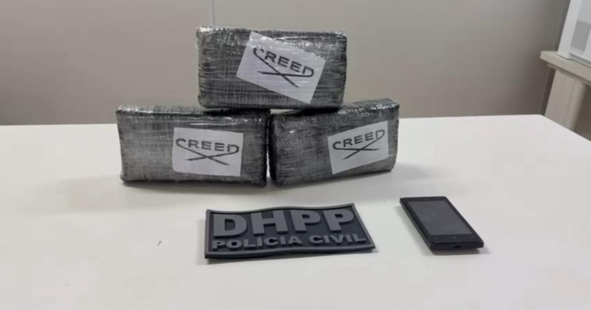 Três quilos de pasta base de cocaína são apreendidos durante operação no Litoral Norte