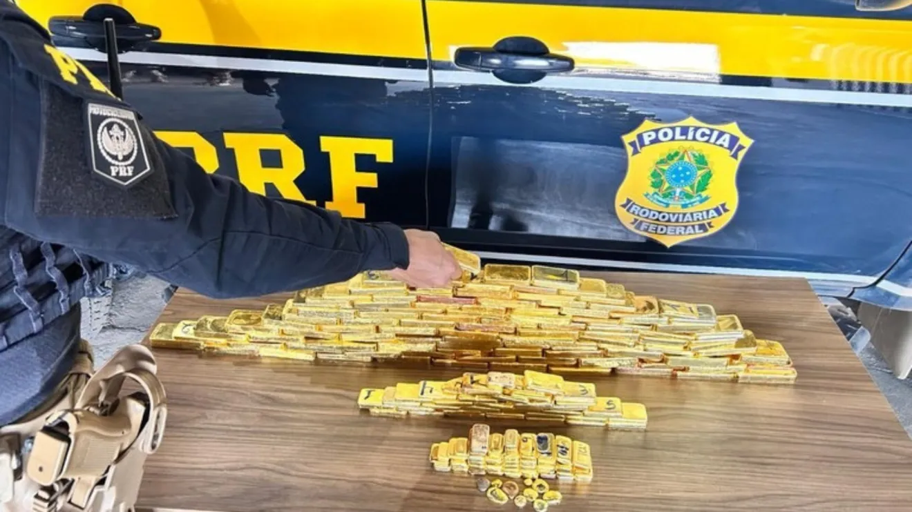 Montanha de ouro avaliada em R\$ 61 milhões é achada em fundo falso de picape em Roraima