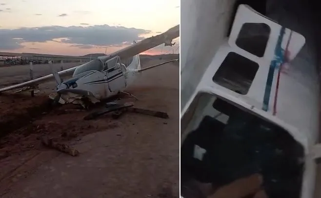 Avião com 424 kg de cocaína cai no Pará e tripulantes armados fogem após acidente