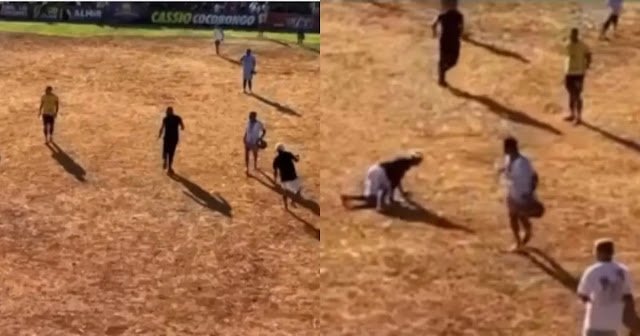 Jovem é morto a tiros durante partida de futebol amador em Itamaraju, no extremo sul da Bahia