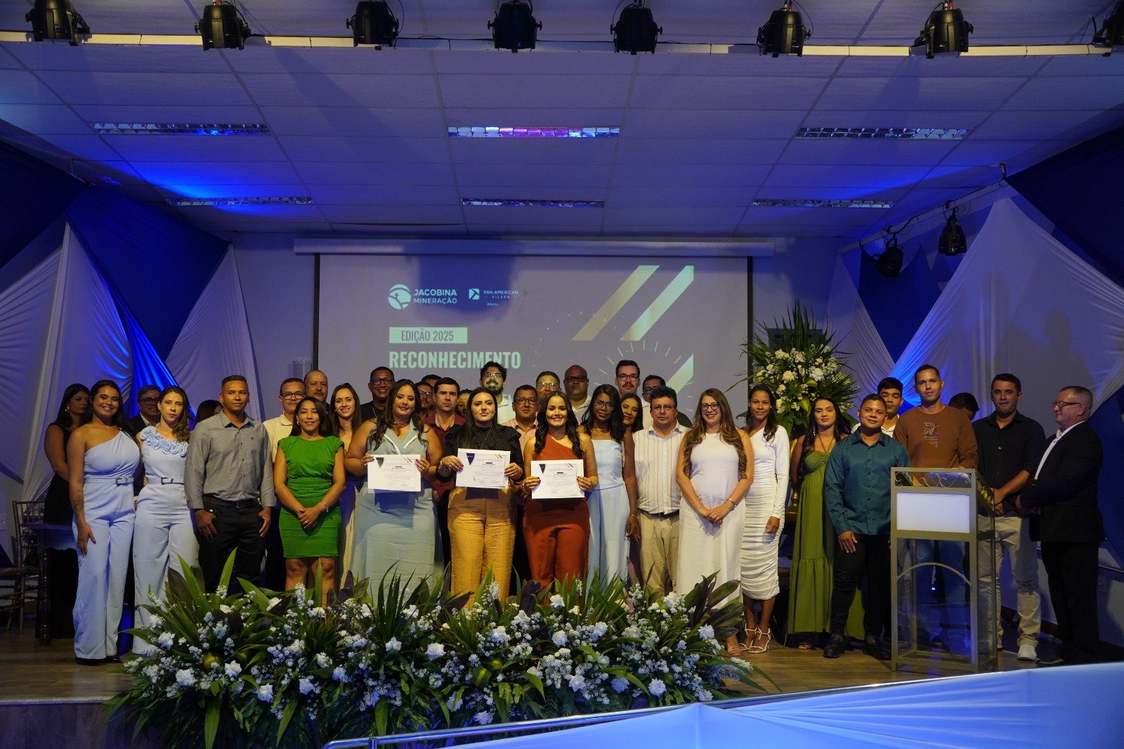 Jacobina Mineração Pan American Silver premia empresas e profissionais por excelência em gestão e sustentabilidade