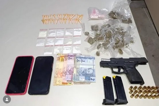 Suspeito de homicídio é preso com drogas e entorpecentes em Várzea Nova