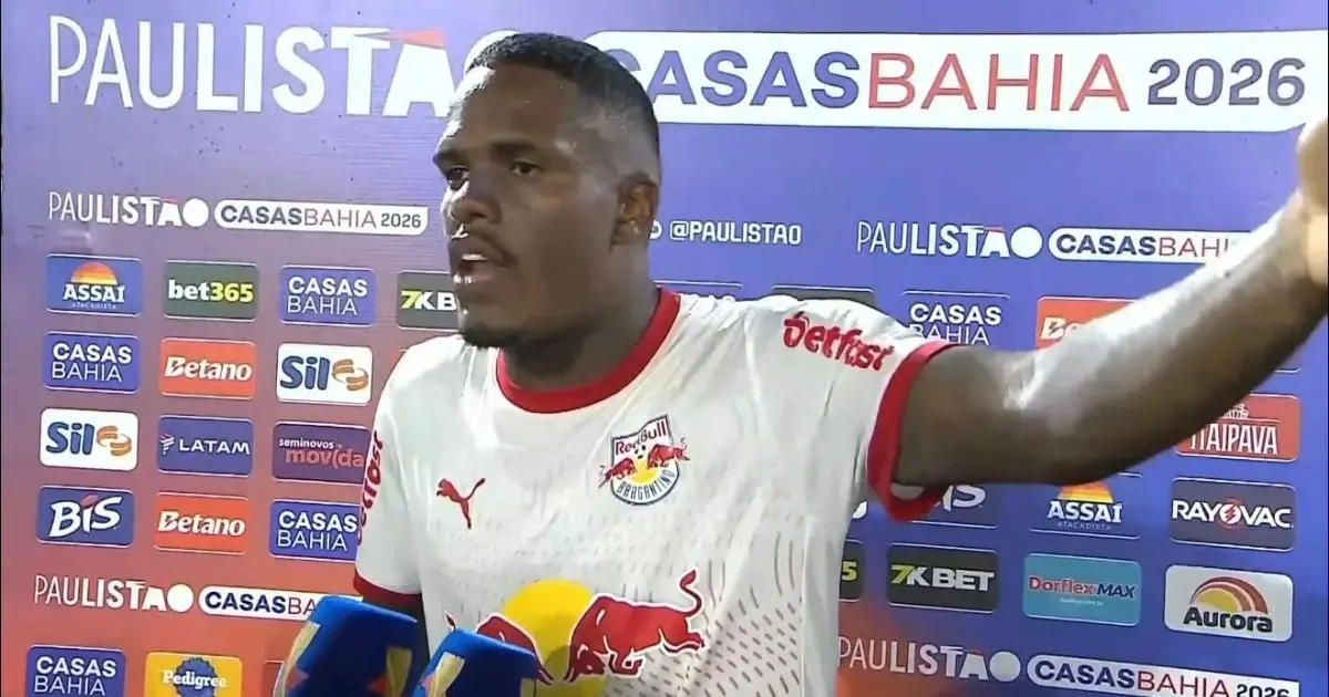Zagueiro critica árbitra após eliminação do Bragantino no Paulista: “Colocaram uma mulher para apitar um jogo deste tamanho”