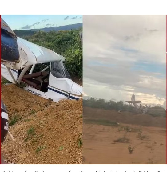 Irmão de deputado federal e piloto ficam feridos após avião fazer pouso forçado em cidade da Bahia