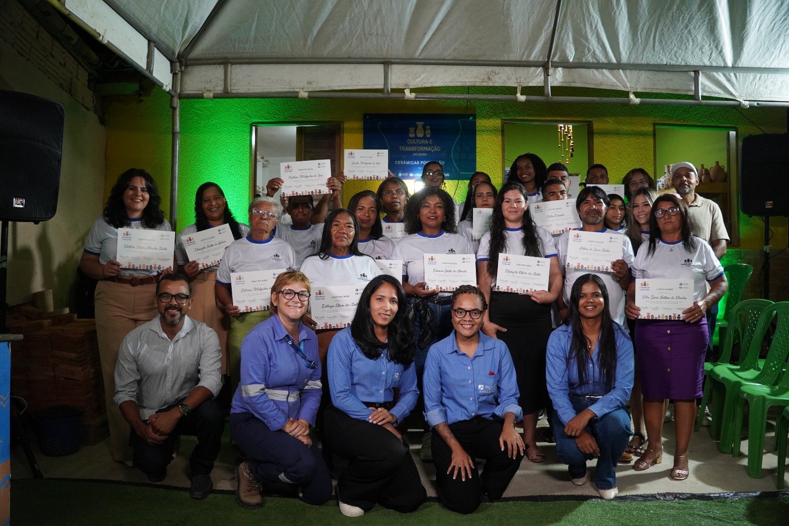 Com apoio da Jacobina Mineração Pan American Silver, Projeto Cerâmica do Pontilhão encerra primeira etapa em Jacobina