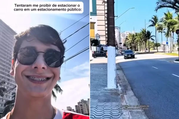 ‘Menino da Lei’ vai ter que pagar R$ 30 mil a empresário após ‘extrapolar a liberdade de expressão’ em vídeo sobre estacionamento