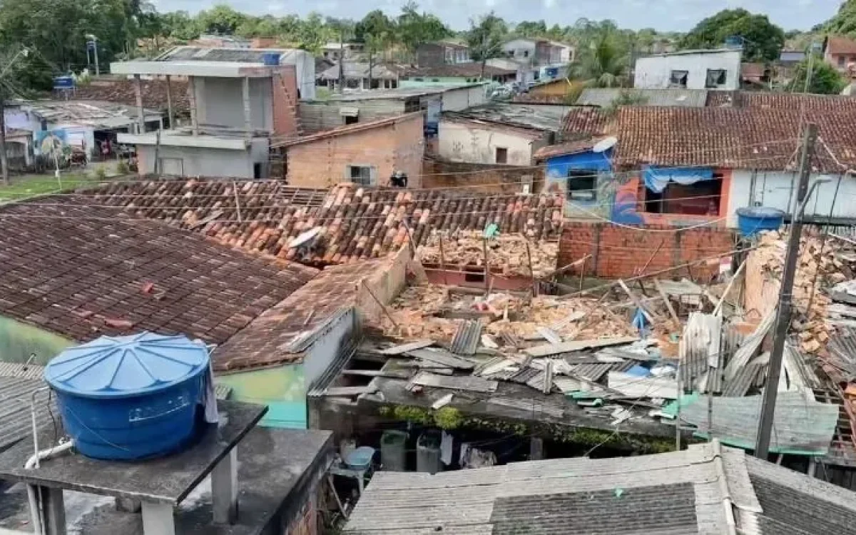 Vendaval devasta bairro em Mosqueiro: casas destruídas e famílias desabrigadas em Belém