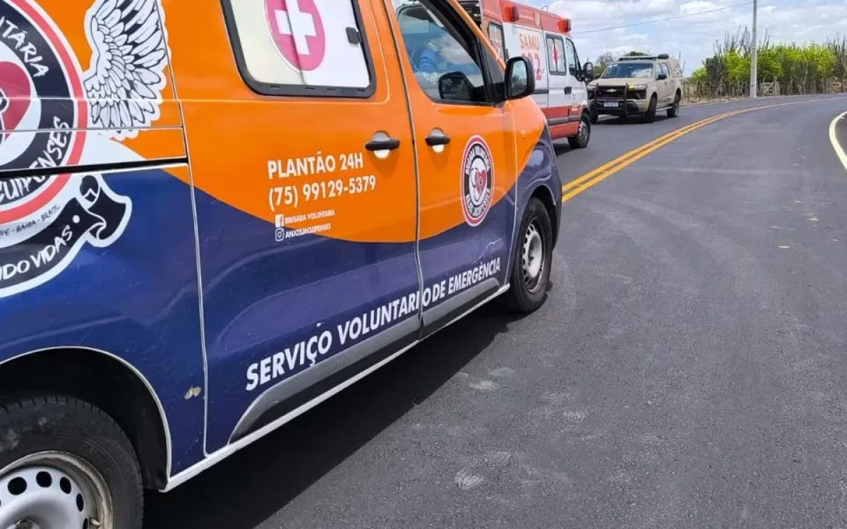 Brigada Anjos Jacuipenses atendeu três acidentes entre o início da tarde e noite da útlima terça-feira, 13.