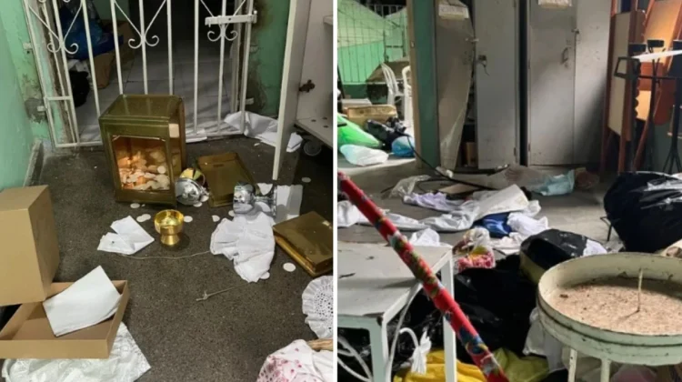 Igreja é invadida em Salvador: sacrário profanado e hóstias espalhadas pelo chão