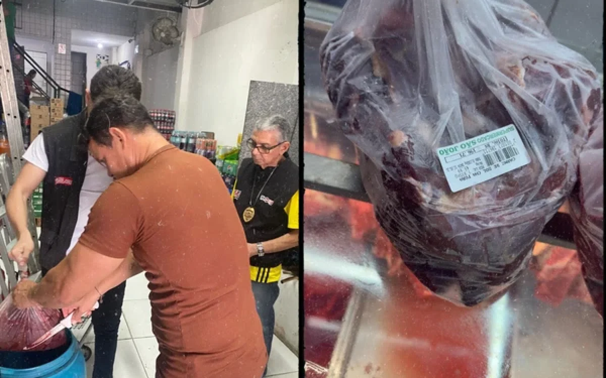 Supermercado tem 149 kg de carne apreendidos após denúncia de consumidor